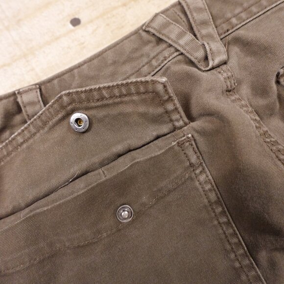 Duluth Trading DuluthFlex Fire Hose Cargo Pants Women’s 16x33 Brown Workwear - Picture 11 of 12